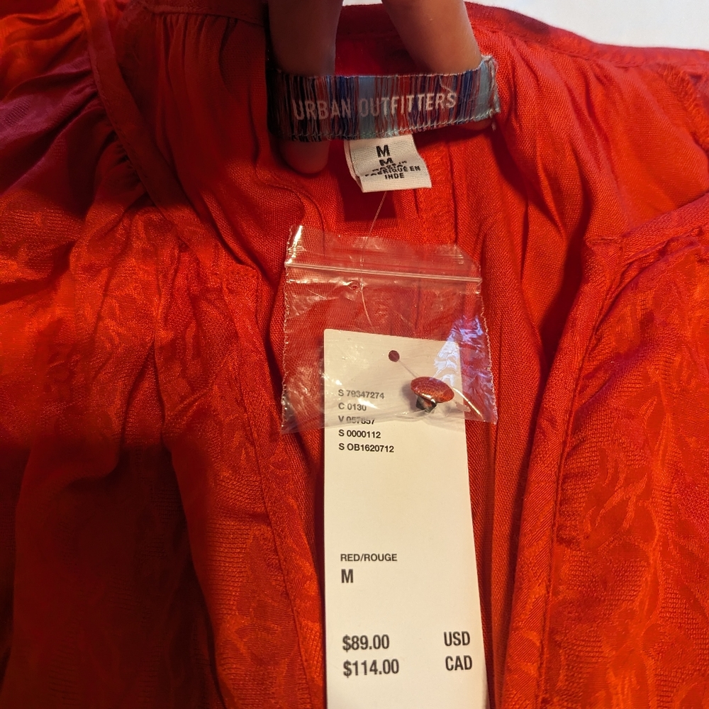 NWT UO Rebecca Long Sleeve Mini Dress - Picture 9 of 10